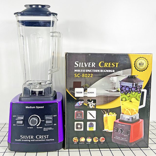 --Blenders-- 9525 Motor 7000W SC-8022 Silver Crest Grinding & Crushing & Stirring & High Power