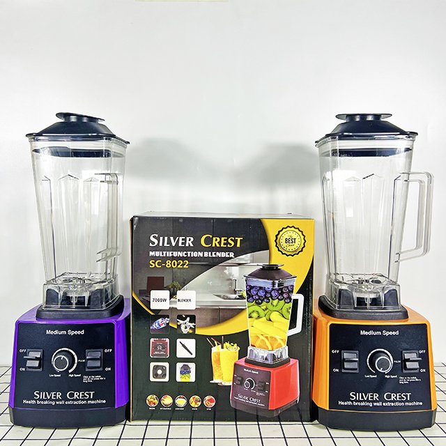 --Blenders-- 9525 Motor 7000W SC-8022 Silver Crest Grinding & Crushing & Stirring & High Power