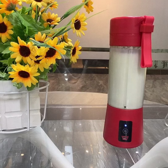 Special price plastic usb portable fruit blender juicers machine 380ml rechargeable electric home slow juicer baby food maker