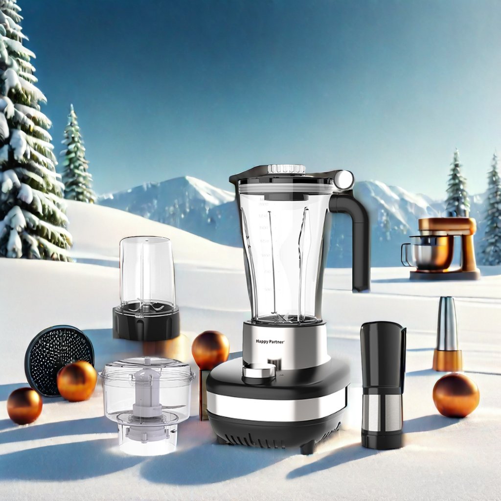 Happy Partner 6-in-1 Top-class high-power large-size high-speed commercial mixer ice crusher Electric blender