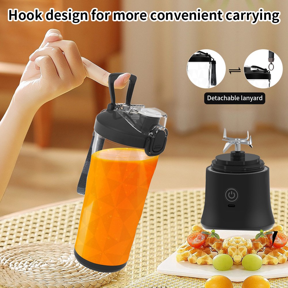 Portable Electric Juice Cup - Small Juicer - Kitchen Blender - Juicer - Multi-Functional Food Processor