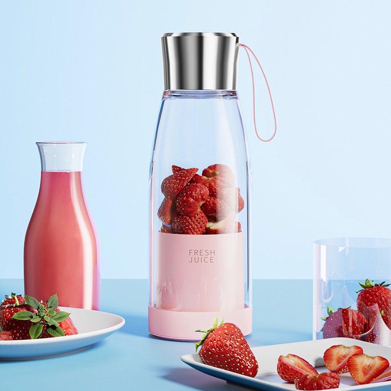 Smoothie Ice cube Electric Usb Juicer Blender Small Portable Juicer Cup Manual Fruit Juicer In Cup Lid Blender