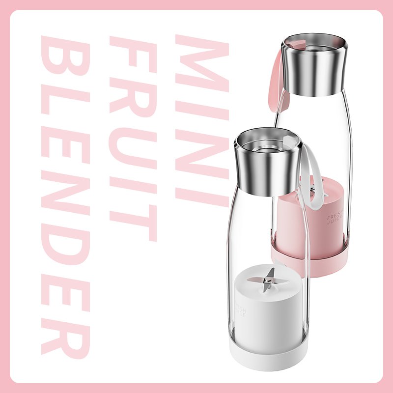 Smoothie Ice cube Electric Usb Juicer Blender Small Portable Juicer Cup Manual Fruit Juicer In Cup Lid Blender