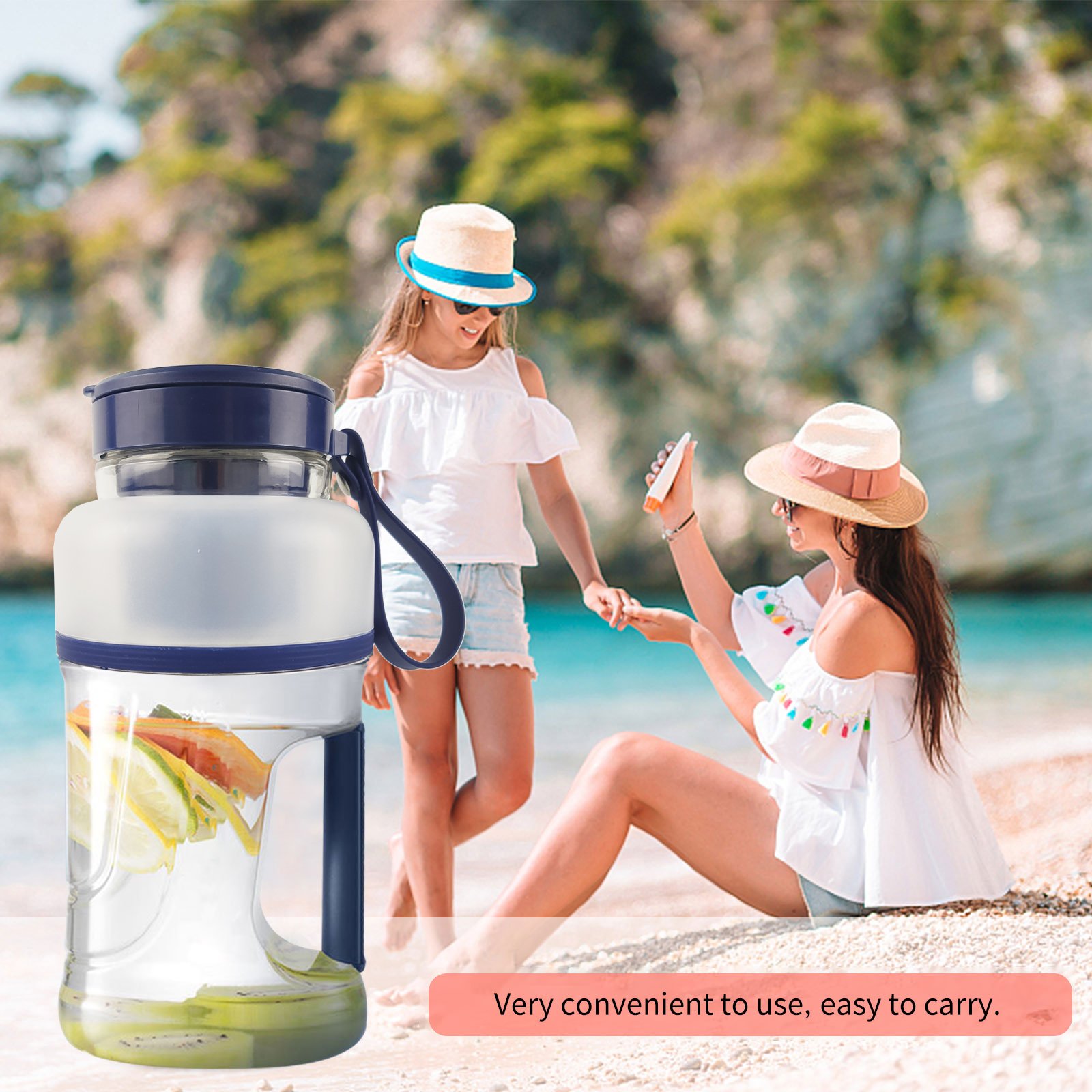 Electric Portable Juicer With Large Capacity 1000ml Juicer Outdoor Sports Cup Fresh Fruit Blender Citrus Lemon Juice Cup