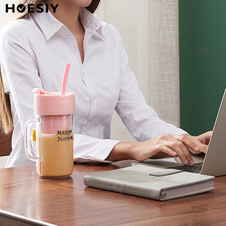 500ml Custom Travel Gym Office Fresh Juice Mixer Electric Portable Blender Juicer USB Personal Blend Smoothie Bottle Cup Blender