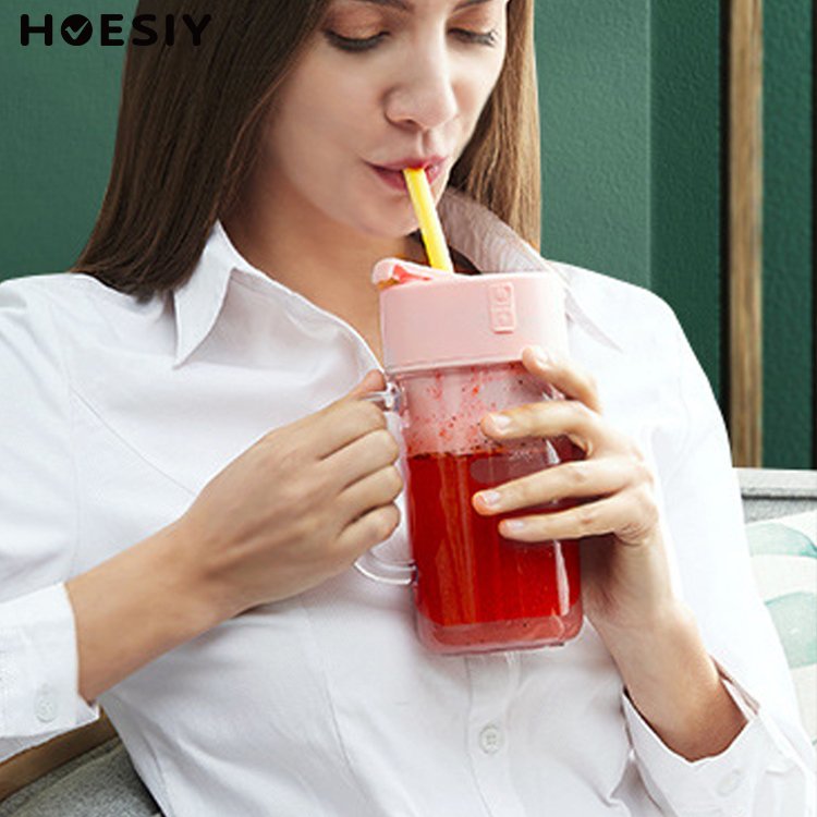 500ml Custom Travel Gym Office Fresh Juice Mixer Electric Portable Blender Juicer USB Personal Blend Smoothie Bottle Cup Blender