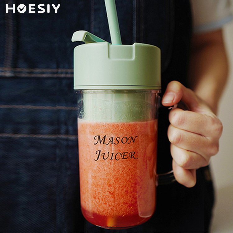 500ml Custom Travel Gym Office Fresh Juice Mixer Electric Portable Blender Juicer USB Personal Blend Smoothie Bottle Cup Blender