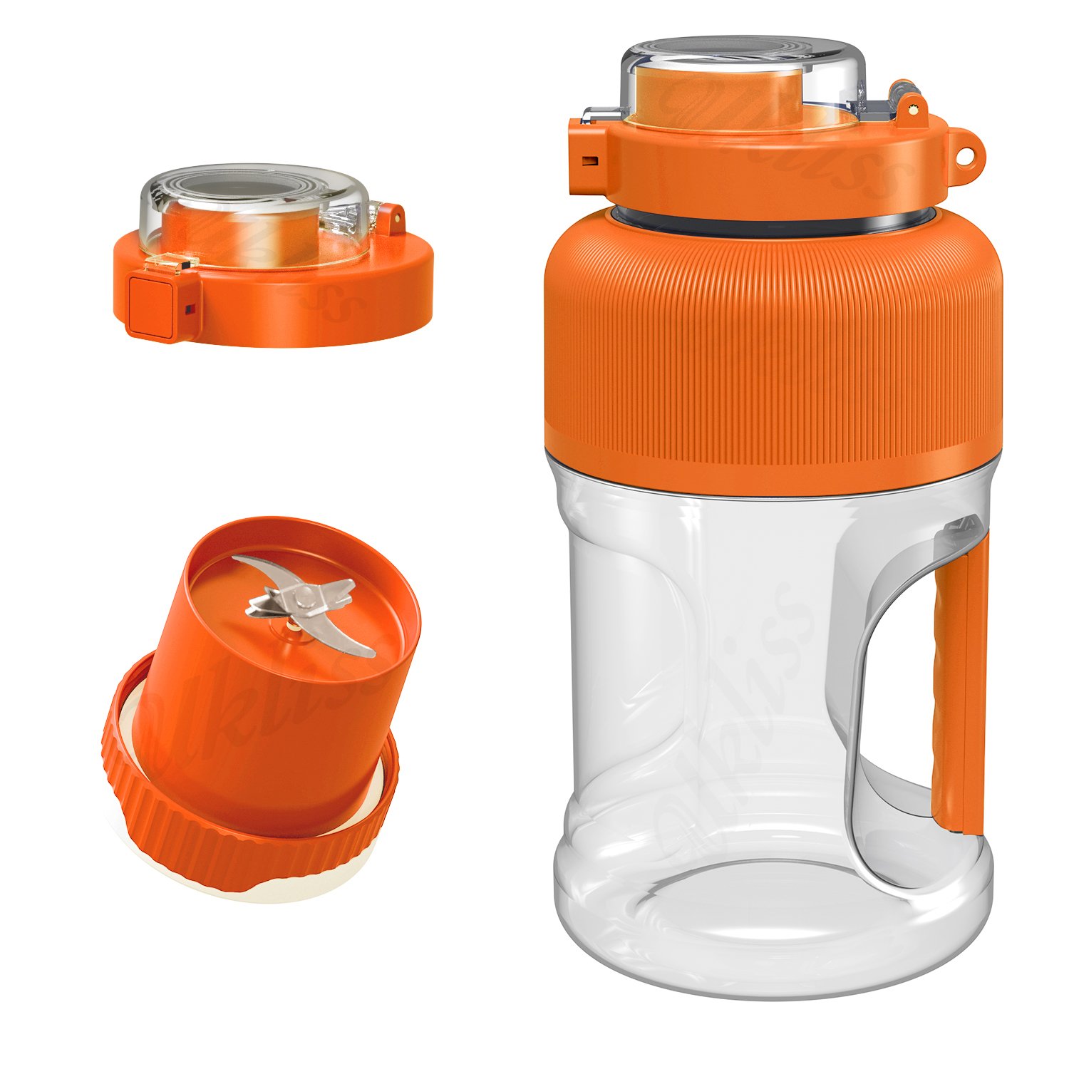 1000ml Beach Shakes Smoothies BPA-Free Personal Portable Blender