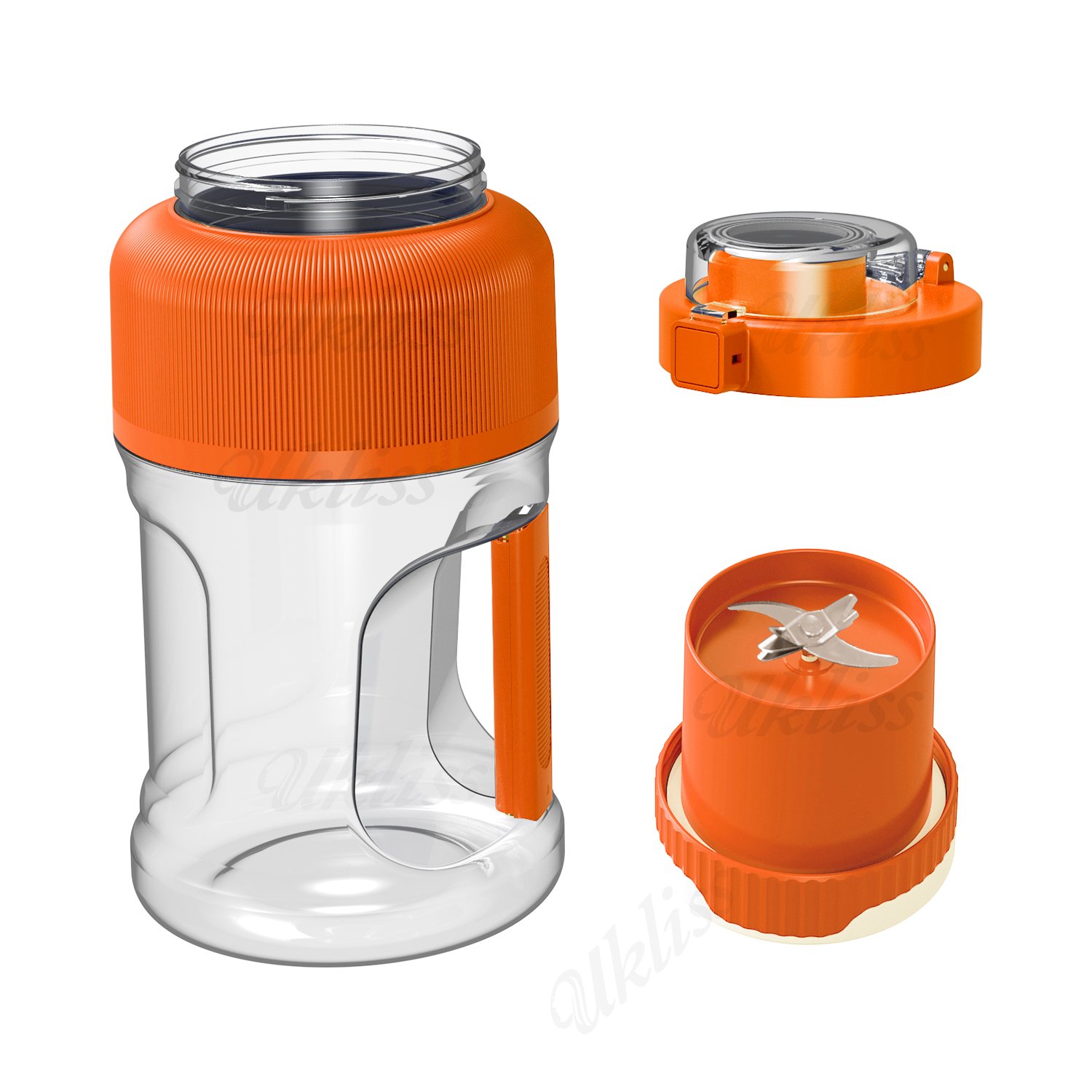 1000ml Beach Shakes Smoothies BPA-Free Personal Portable Blender