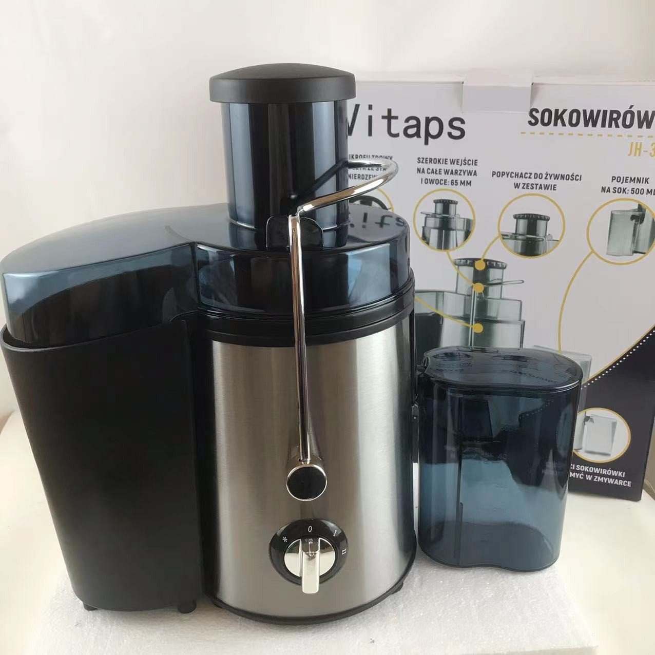 Multifunction Commercial Big Mouth Carrot Vegetable Juicer Blender Fruit Juicer Extractor Food Mixer