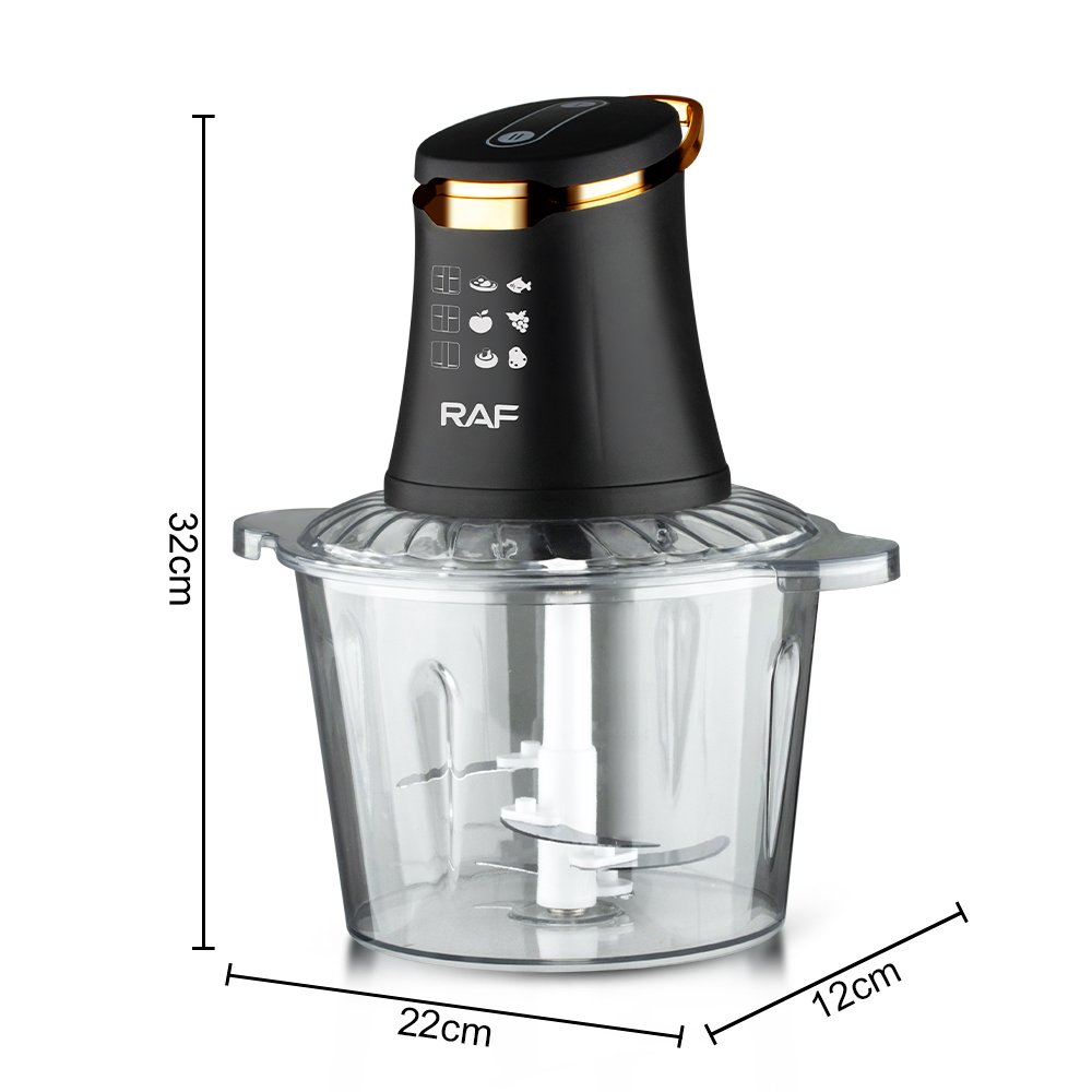 RAF Multifunctional High-quality 360 Degree Stainless Steel Blade Blender Kitchen Electric Meat Grinder Food Processor