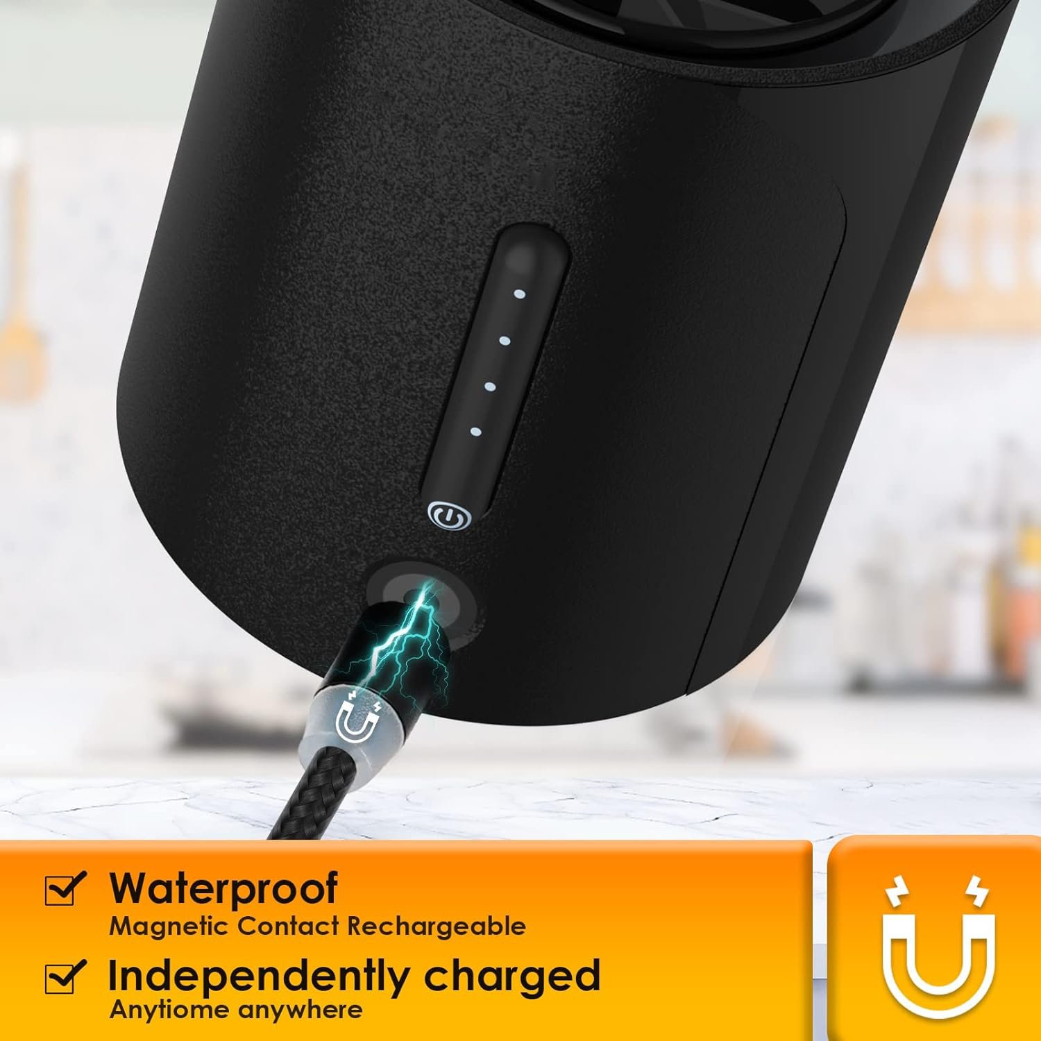 Ligkevan IPX8 Waterproof 4000mAh Rechargeable Personal Mini Bottle Cup Blenders Fresh Juice Juicer Portable Blender Juicers