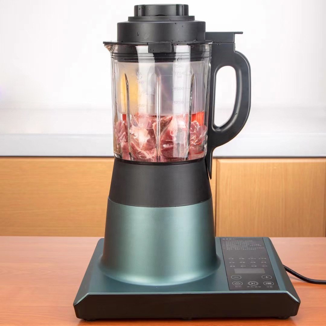 800W Fully Automatic Stainless Steel Household Use Multi-Function Plastic Blender Grinding Chopping Cooking Soya Bean Milk