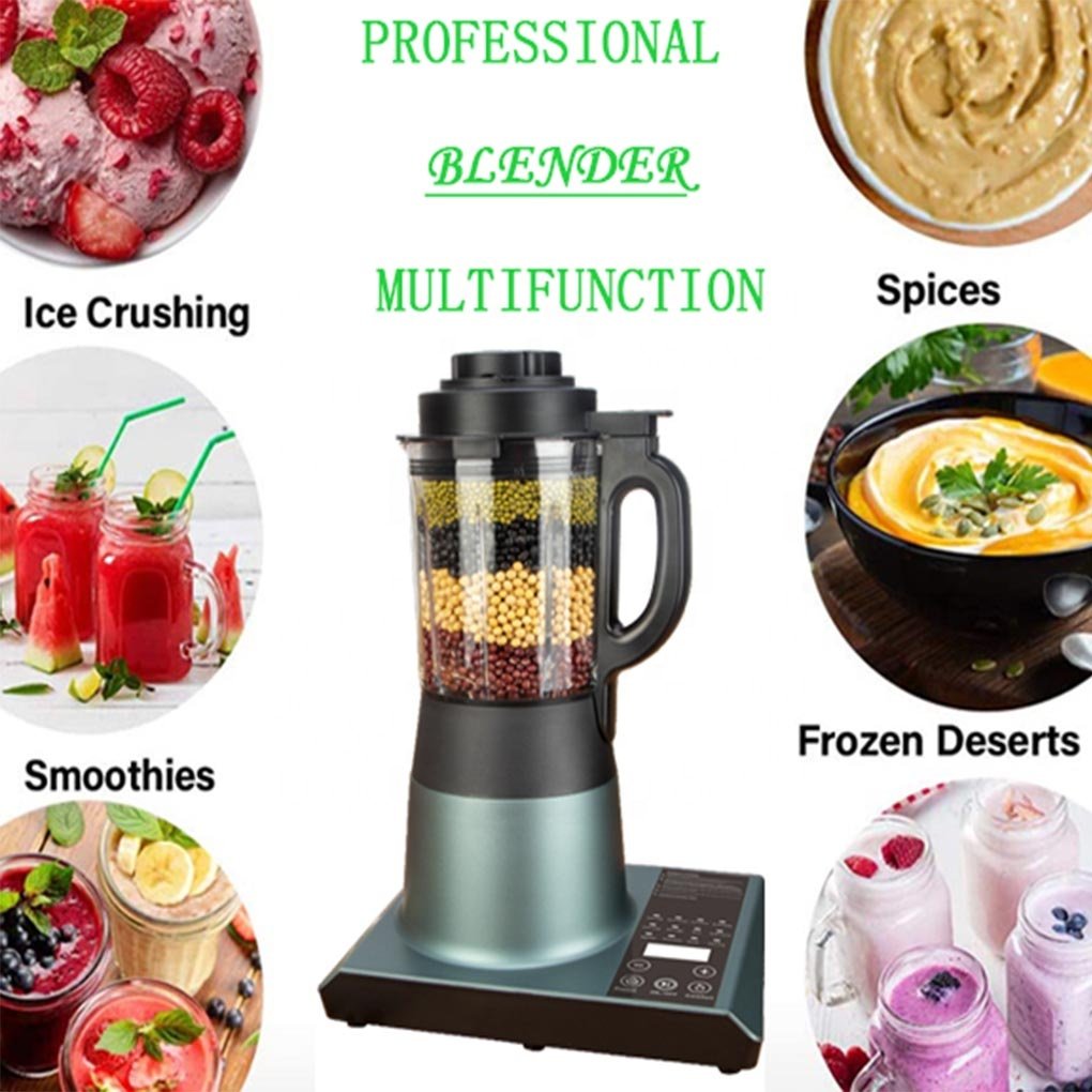 800W Fully Automatic Stainless Steel Household Use Multi-Function Plastic Blender Grinding Chopping Cooking Soya Bean Milk