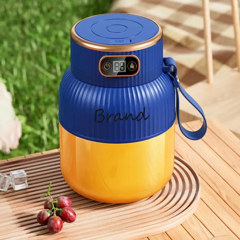 Electric Fruit Juicer Milkshake Portable USB Rechargeable Mini 900ML Travel Blender Sports Gym Fruit Exactor
