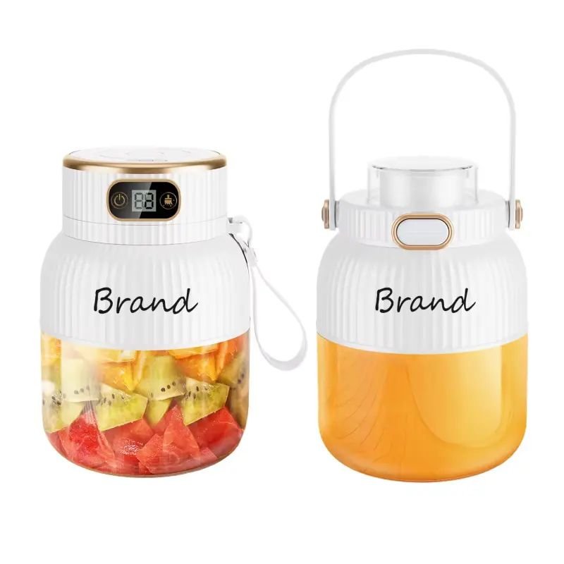 Electric Fruit Juicer Milkshake Portable USB Rechargeable Mini 900ML Travel Blender Sports Gym Fruit Exactor