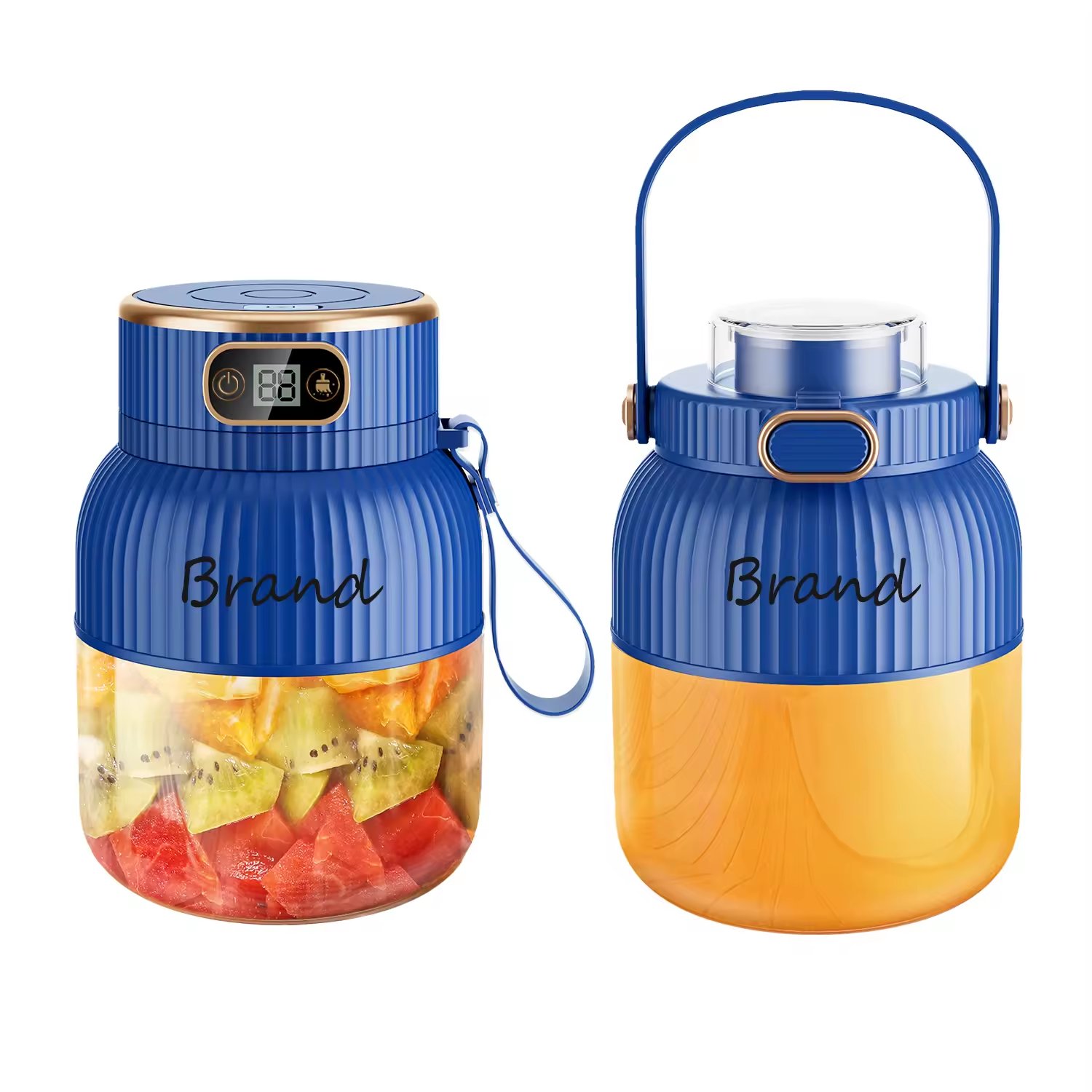 Electric Fruit Juicer Milkshake Portable USB Rechargeable Mini 900ML Travel Blender Sports Gym Fruit Exactor