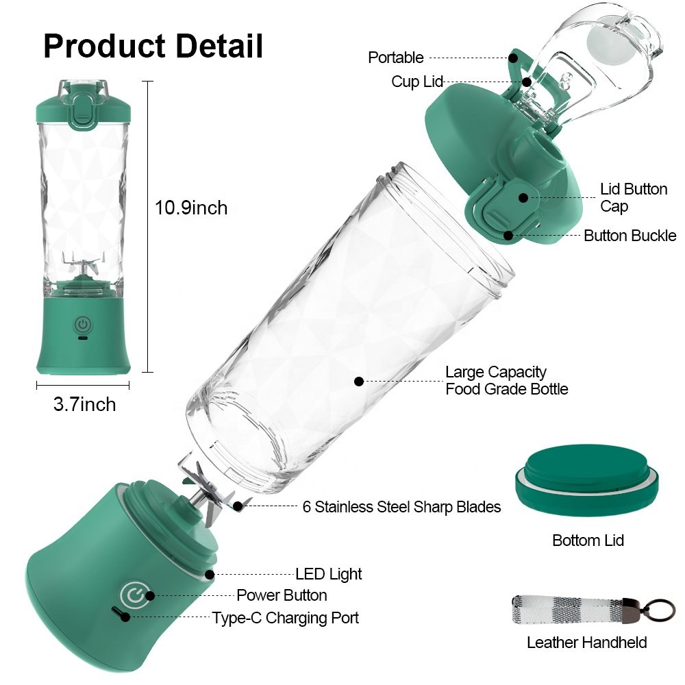 portable blender mini mixer electric juicer machine