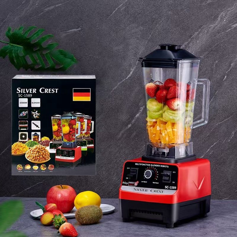 2024 hot sell 2 in 1 heavy duty Commercial kitchen household fresh fruit juicer electrical silver crest smoothie mixer blender