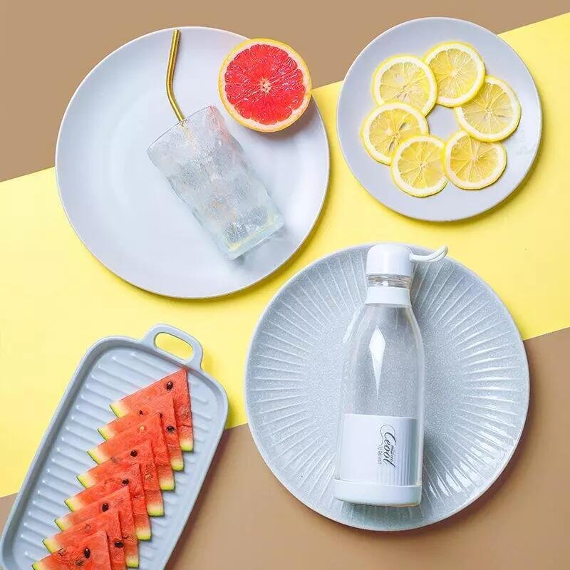 Drop shipping Blenders Rechargeable Fresh Juicer Machine USB Fruits Processor Mixer