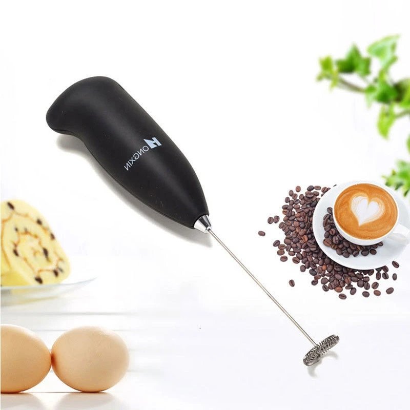 HOT SALE Mini Electric Coffee Blender Handheld Eggbeater Bubble Drink Stir Bar Creative Electric Whisk Mixer Milk Whisk