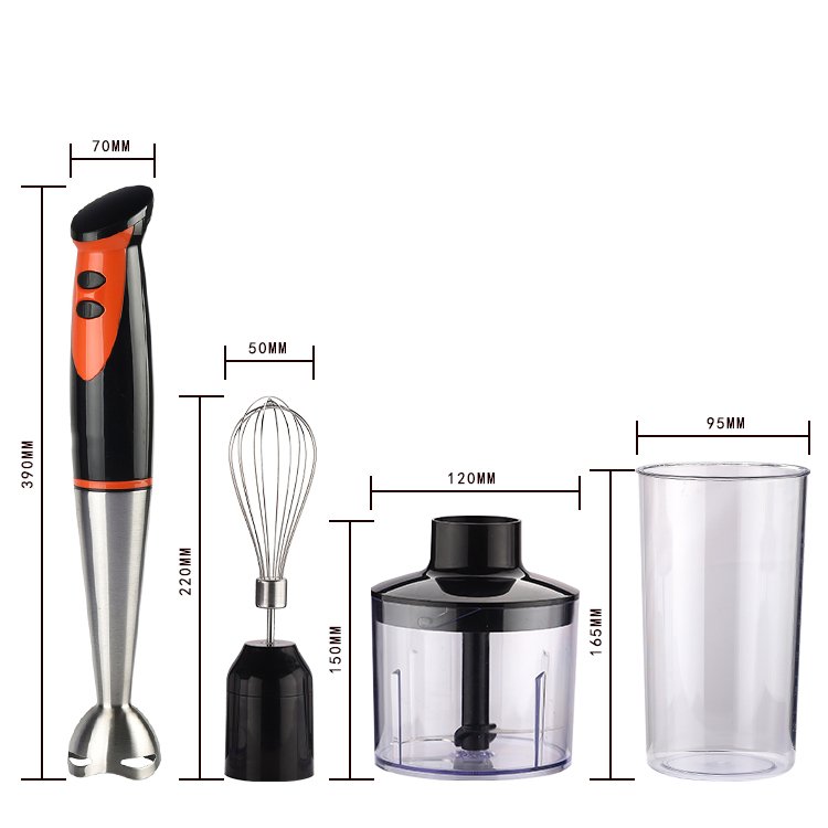 Multi-purpose Mixer Cup Commercial Immersion Blender Electric Hand Stick Blender Sets
