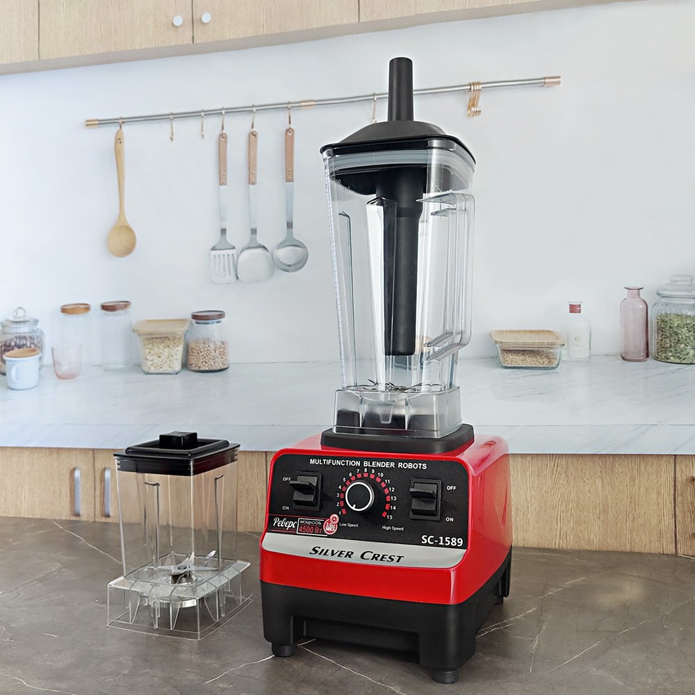 Kitchen appliances silver crest blender sc-1589 Pure copper motor 4500w 3 in 1 food processor smoothie mixer