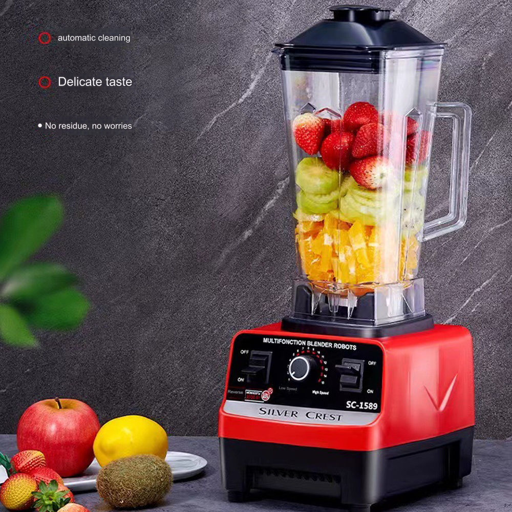 Kitchen appliances silver crest blender sc-1589 Pure copper motor 4500w 3 in 1 food processor smoothie mixer