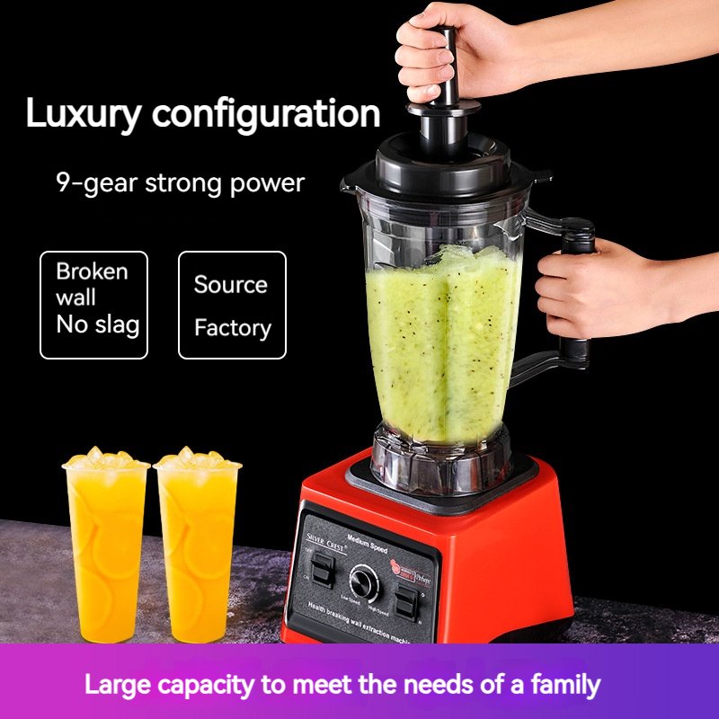 Ln stock 3L 8000/9500W Silver Crest SC-9880 Big Powerful Smoothies Large Commercial Blender
