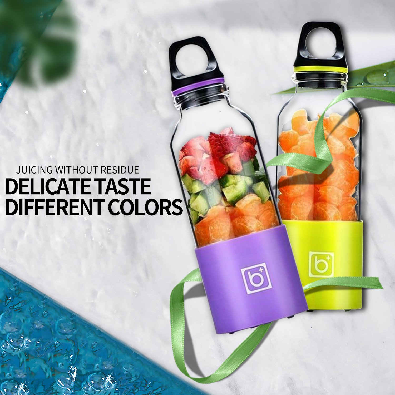 Travel Portable Fresh Fruit Smoothie Blender Mini Portable Juicer Blender