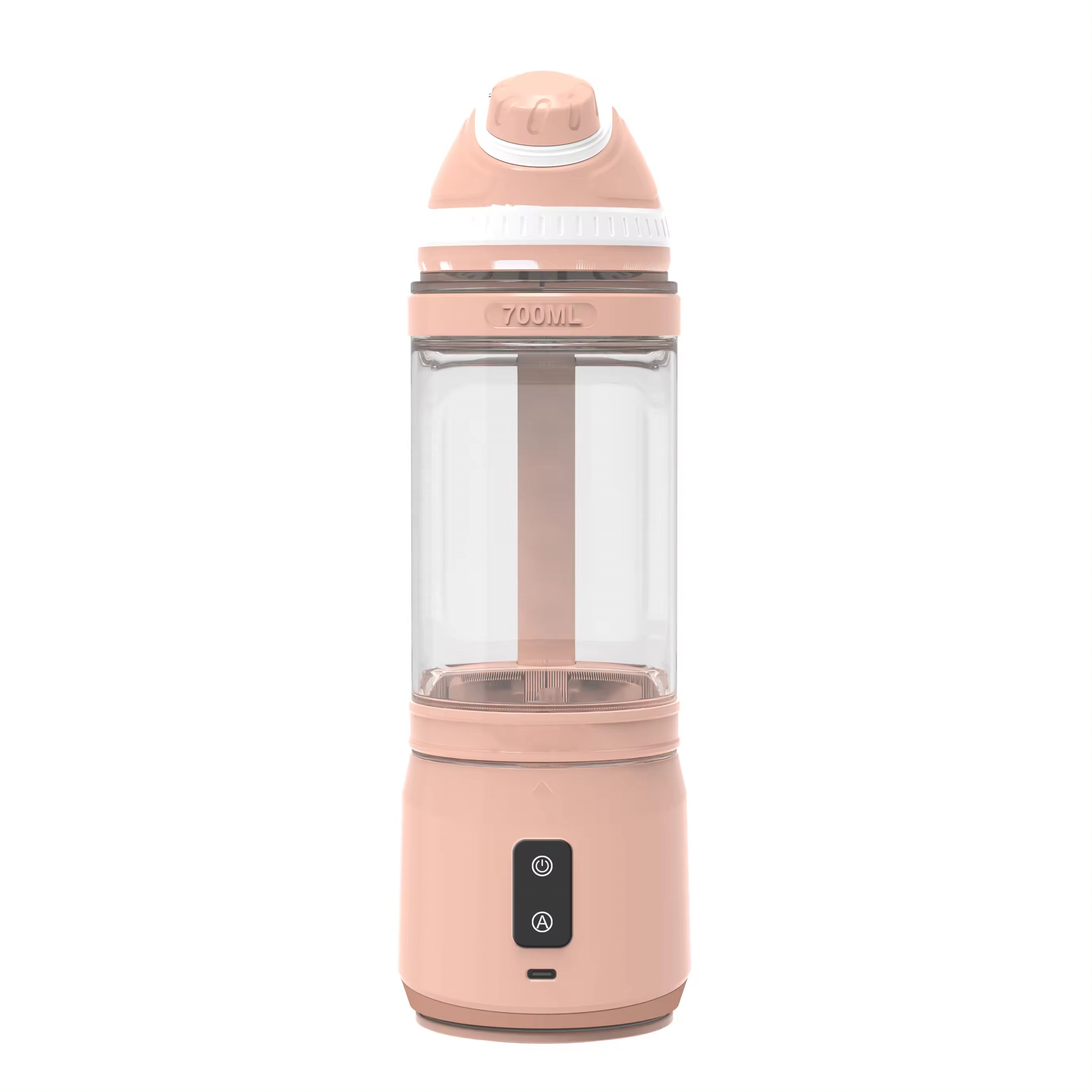 Latest Generation 12V Portable Blender 700ML Wireless Rechargeable Fruit Juicer Cup Powerful Crush Frozen Fruit Portable Blender