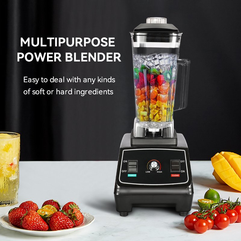 Kitchen High Power High speed multifunction blenders Shakes Smoothies Industrial Countertop table blender