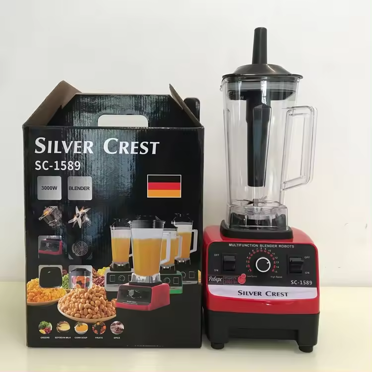 Blender 4500W 2L Large Capacity Commercial With Mixer Grinder Heavy Duty Machine High Speed Blenders