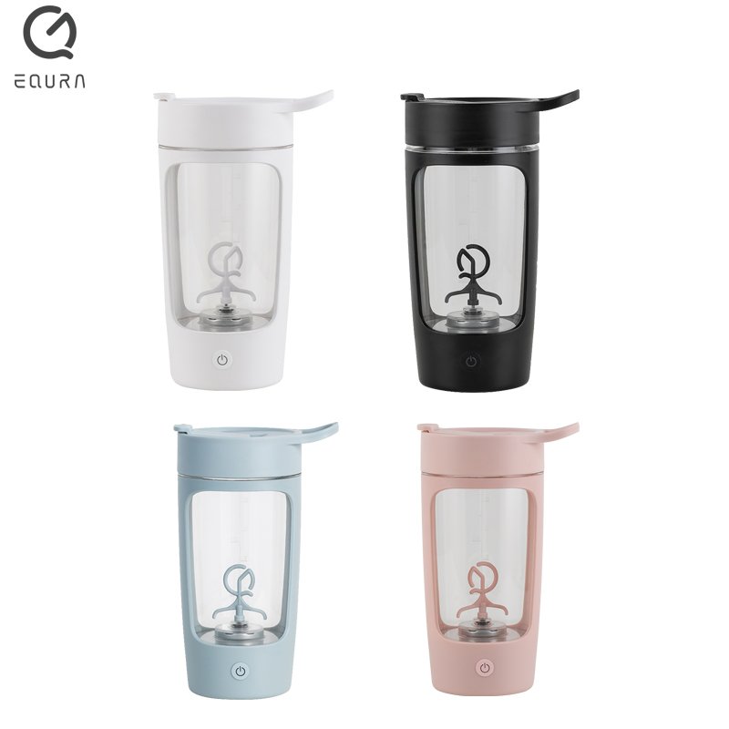 EQURA BPA free plastic protein powder shakers water bottle 650ml plastic blender shaker bottle sports bottle for wholesales