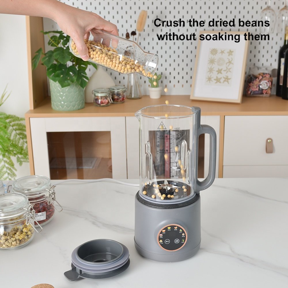 Soybean Milk Machines Glass Juicer Baby Food Almond Portable Juice Nut Milk Soy Bean Milk Maker Heat Multi-Function Blenders