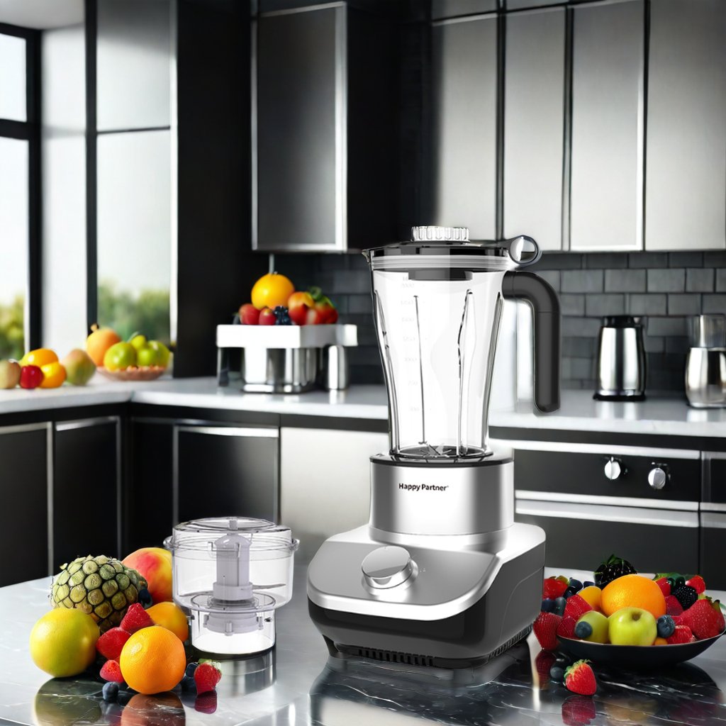 Happy Partner Kitchen Food Blender and Processor Convenient Fruit Mixer