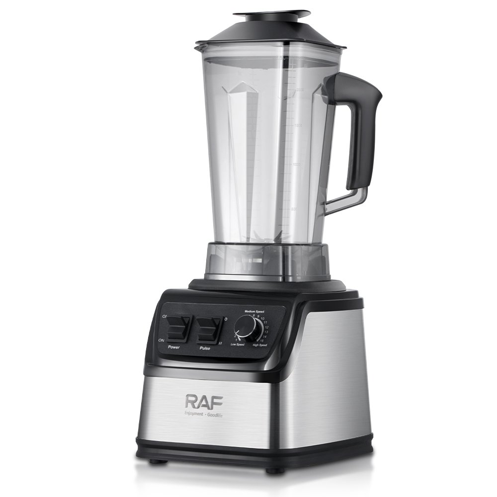 RAF 2024 Newest Commercial Juicer Ice Fruit Smoothie Blender Blender Double Cup Heavy Duty Smoothie Blender
