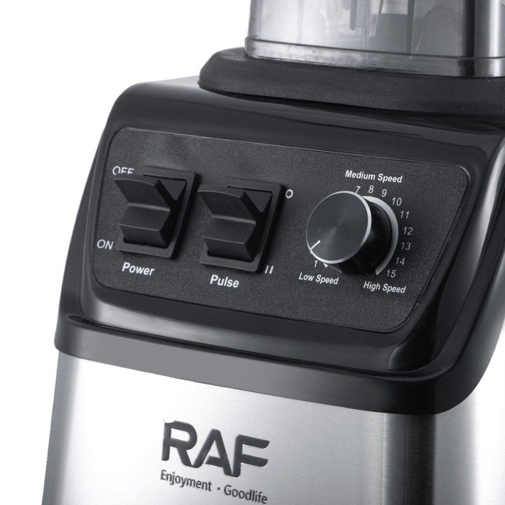 RAF 2024 Newest Commercial Juicer Ice Fruit Smoothie Blender Blender Double Cup Heavy Duty Smoothie Blender