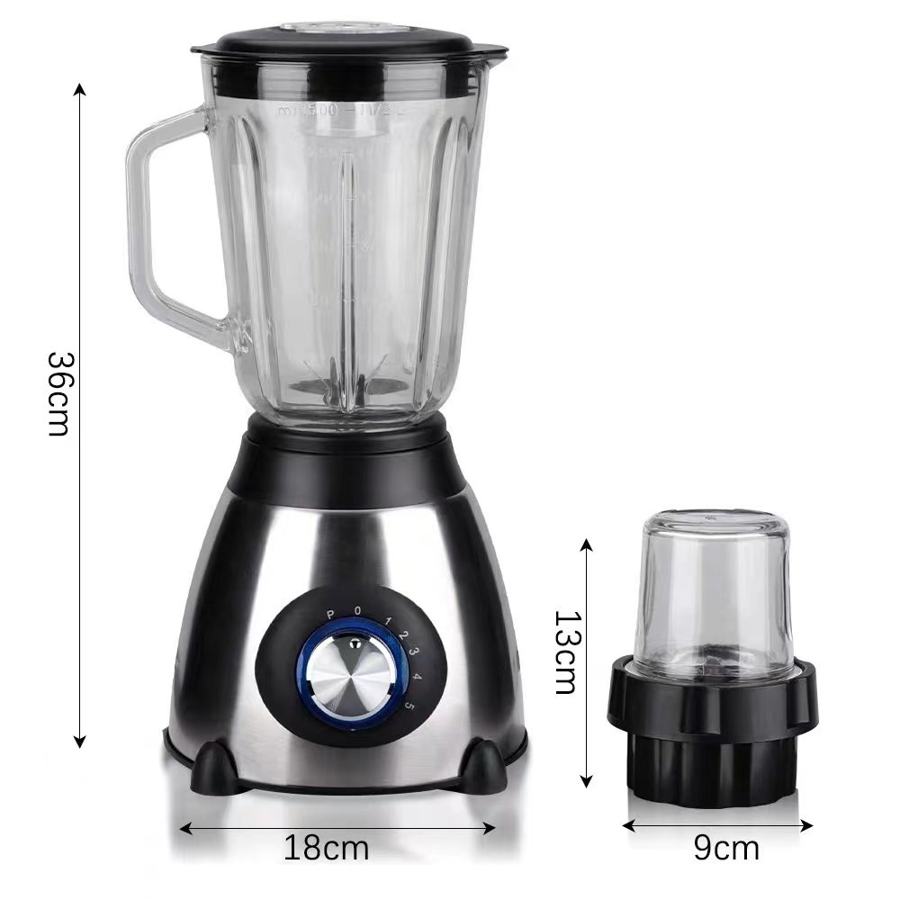 Y66 Stainless steel glass grinder multifunctional home kitchen appliances electric fruit smoothie food juicers mixer blenders