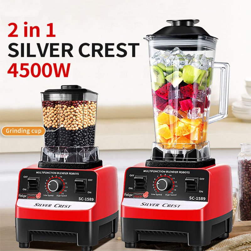 Popular OEM Wall Breaking Machine 6-blade Knife European British Standard Double Cup 2-In-1 Crushed Juice Mixer Juicer Blender