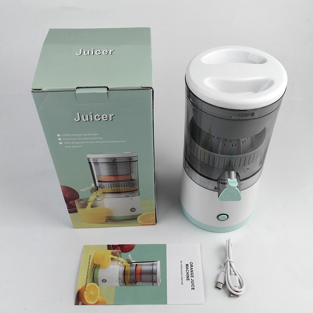 ZILONG Electric Rechargeable Orange Juicer Machine Fruit Juicer & Smoothie Blender Portable for Household Use