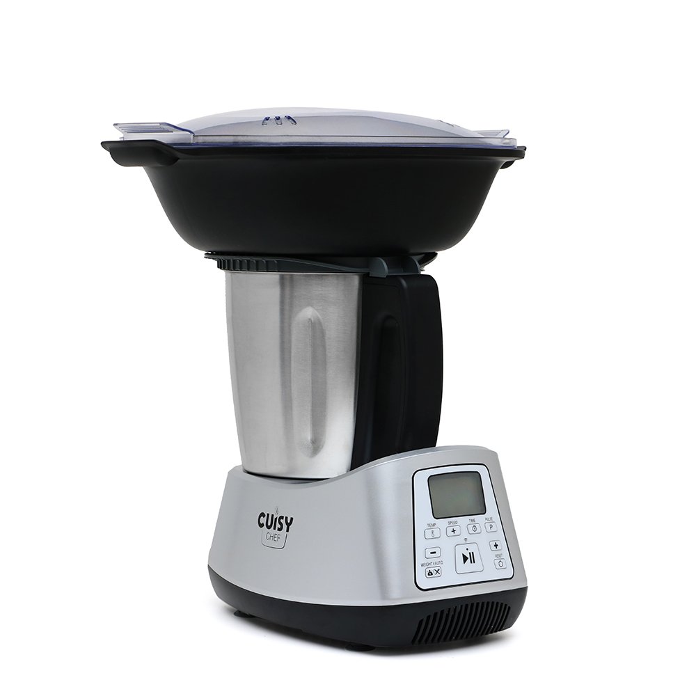 Food processor mixer blender with chopper grinder and colored screen functions mixer