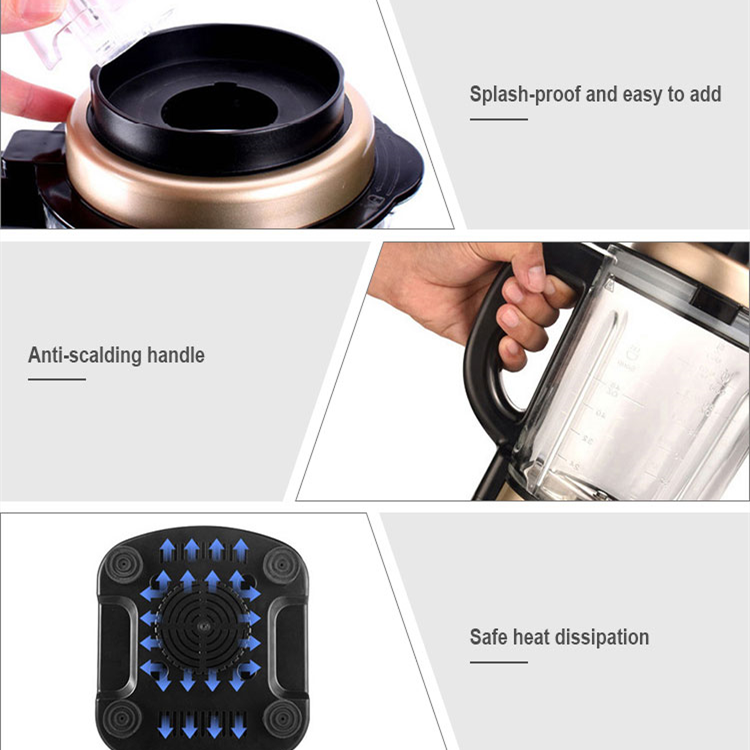 Modern pretty blender smoothie household large touch screen smart commercial blender machine