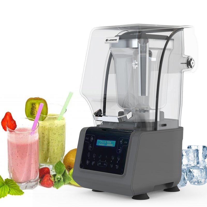 1.2L Commercial 220V Silence Soundproof Blender Digital Strong Blender Professional Blender