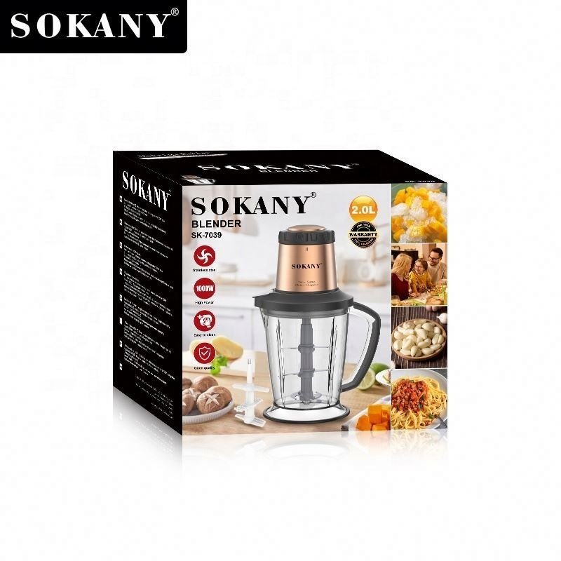 Highly Effective Household Meat Grinder Mixer Stainless Steel Automatic Juicer Blender Food Processor