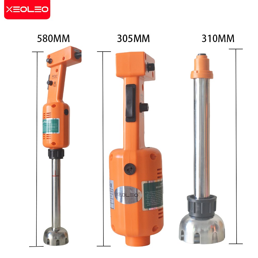 XEOLEO Commercial Hand Blender Electric Immersion Mixer Detachable Handhold Blender Stainless Steel Juicer Mixing Stick Machine
