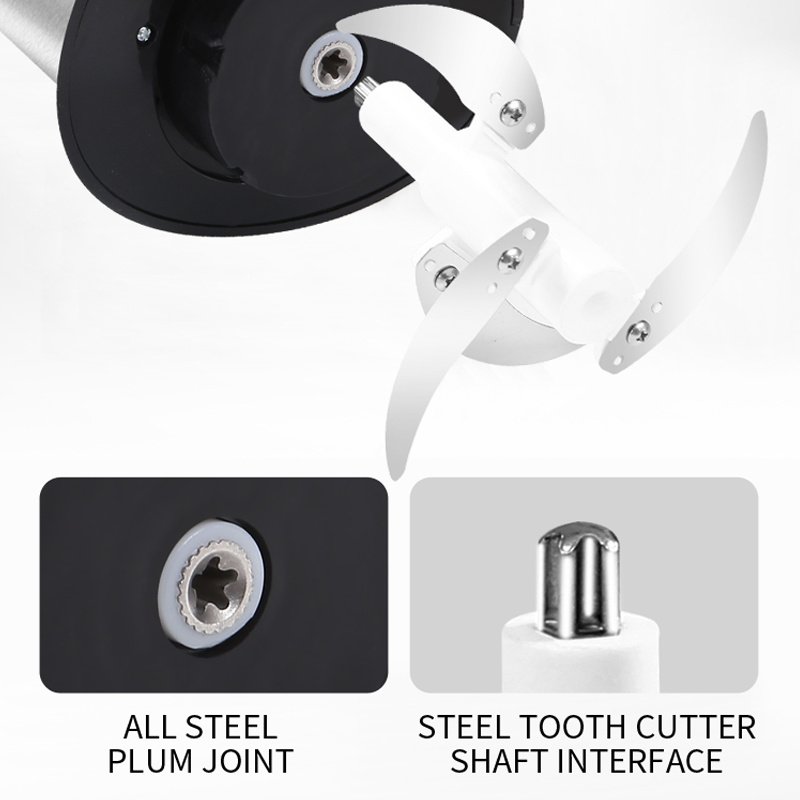 Electric meat grinder stainless steel 2 in 1 vegetable cutter 3l blender food processor