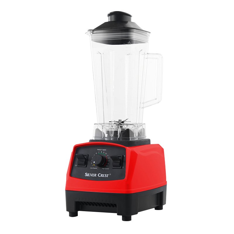 2L 1500W Heavy Duty Silver Crest Fruit Multi-functional Electric Portable Food Blender