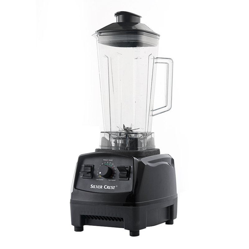 2L 1500W Heavy Duty Silver Crest Fruit Multi-functional Electric Portable Food Blender
