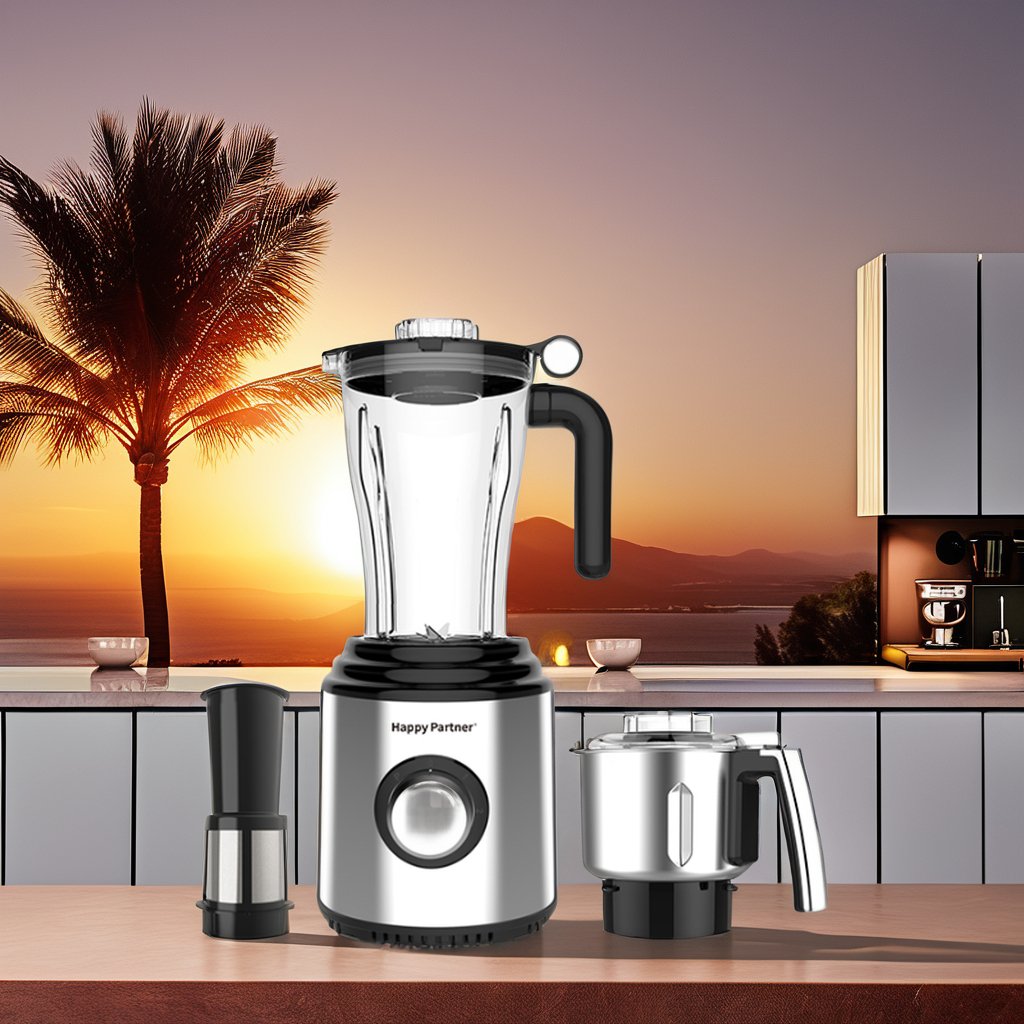 HAPPY PARTNER multifunctional blender High-speed best kitchen appliances 2.0L juicer blender Black universal design blender